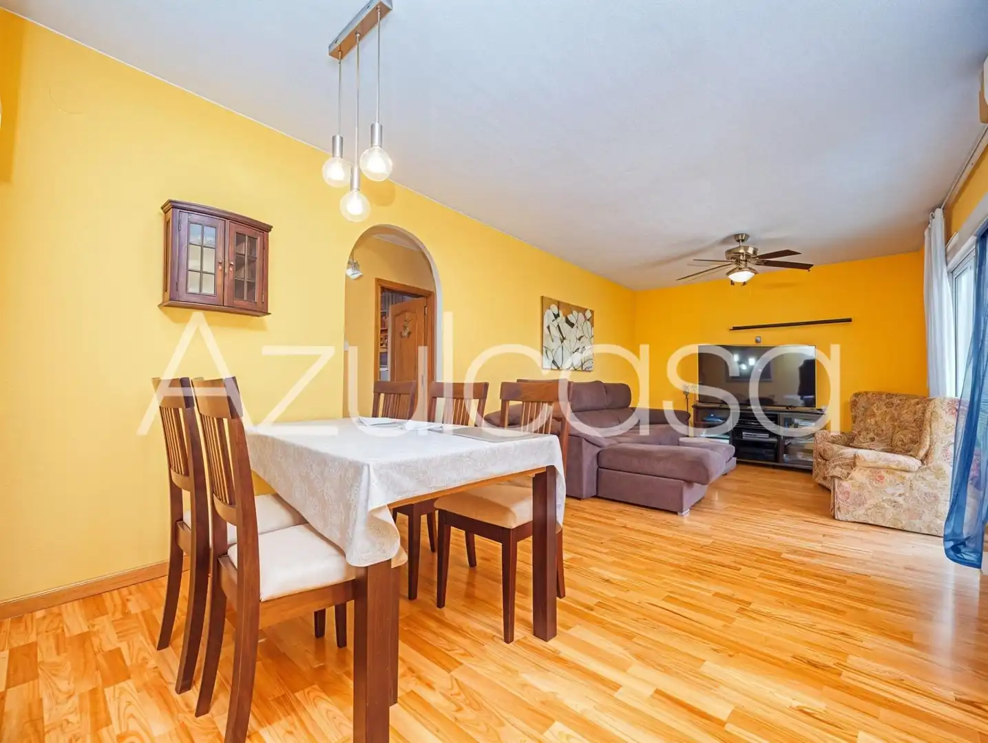 Dining room of Flat for sale in El Campello  with Air Conditioner, Terrace and Furnished