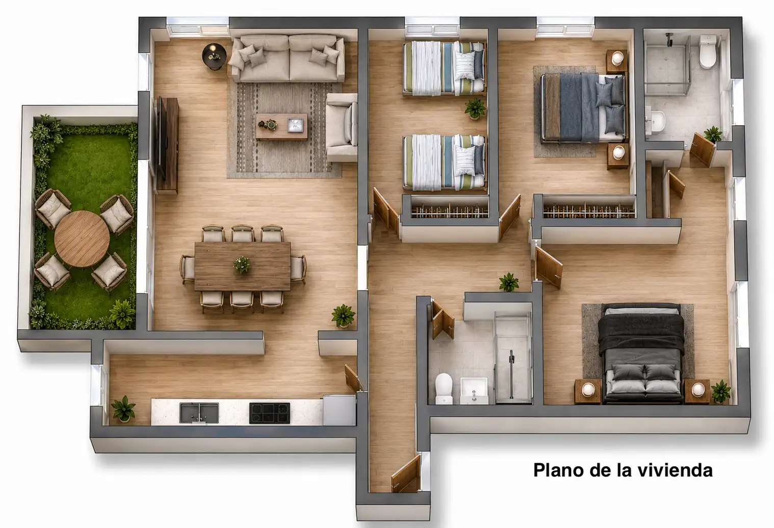 Apartment mit Terrasse zum Verkauf in Polígono Ramblas la R-1 15, imagen 42