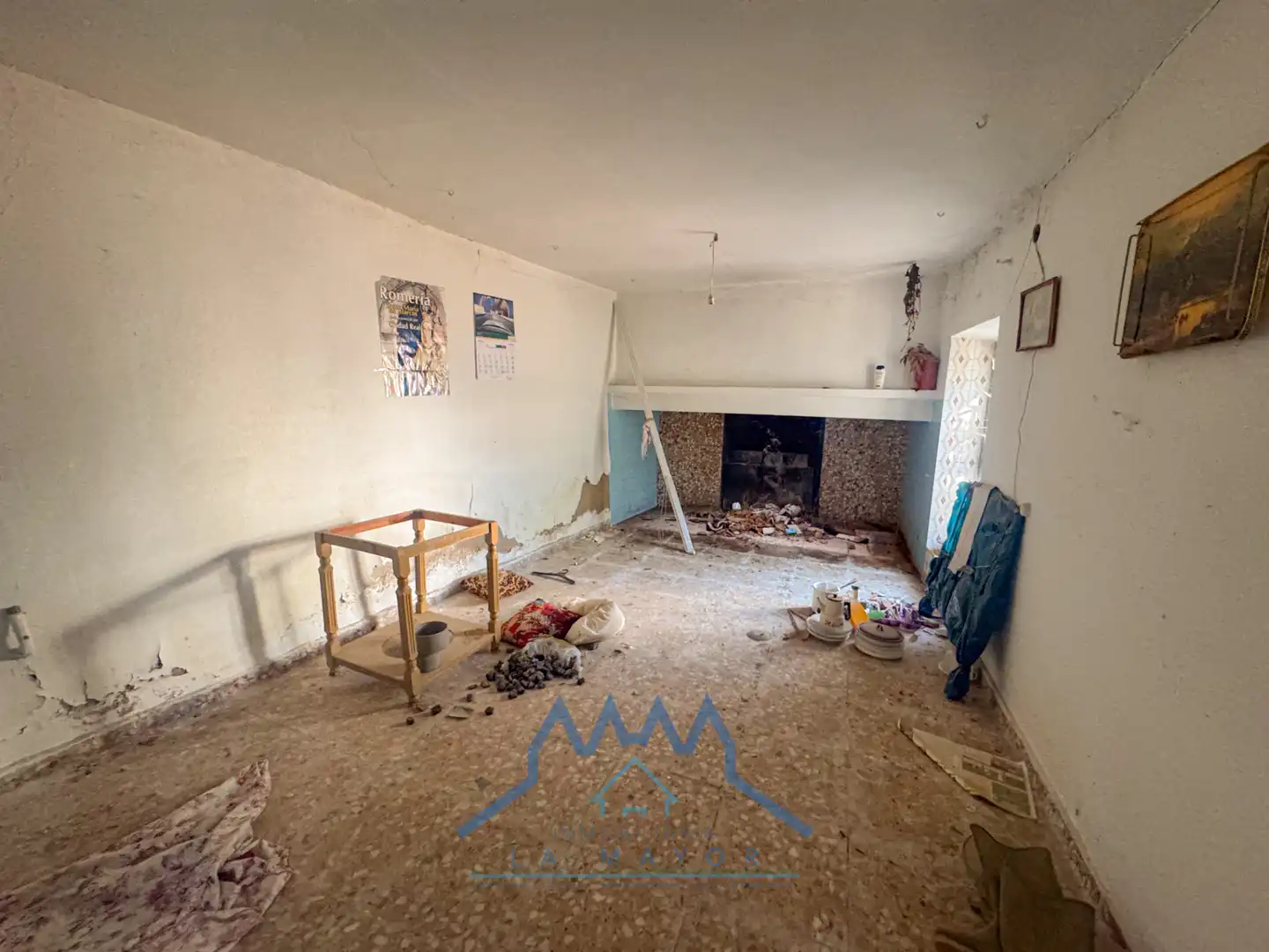 Wohnzimmer von Einfamilien-Reihenhaus zum Verkauf in Ciudad Real mit Privatgarten und Terrasse