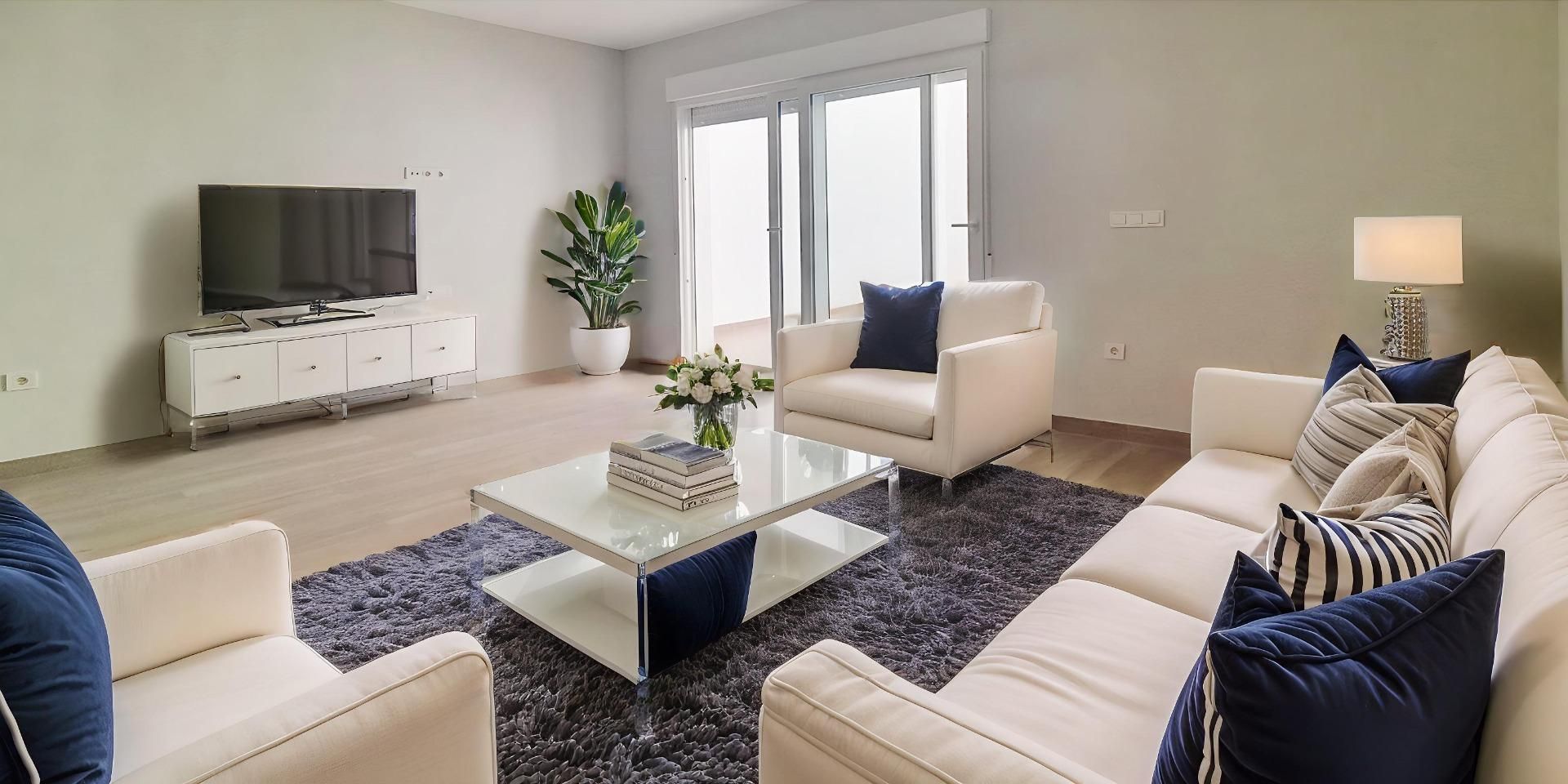 Living room of Flat for sale in Torrevieja  with Air Conditioner, Heating and Terrace