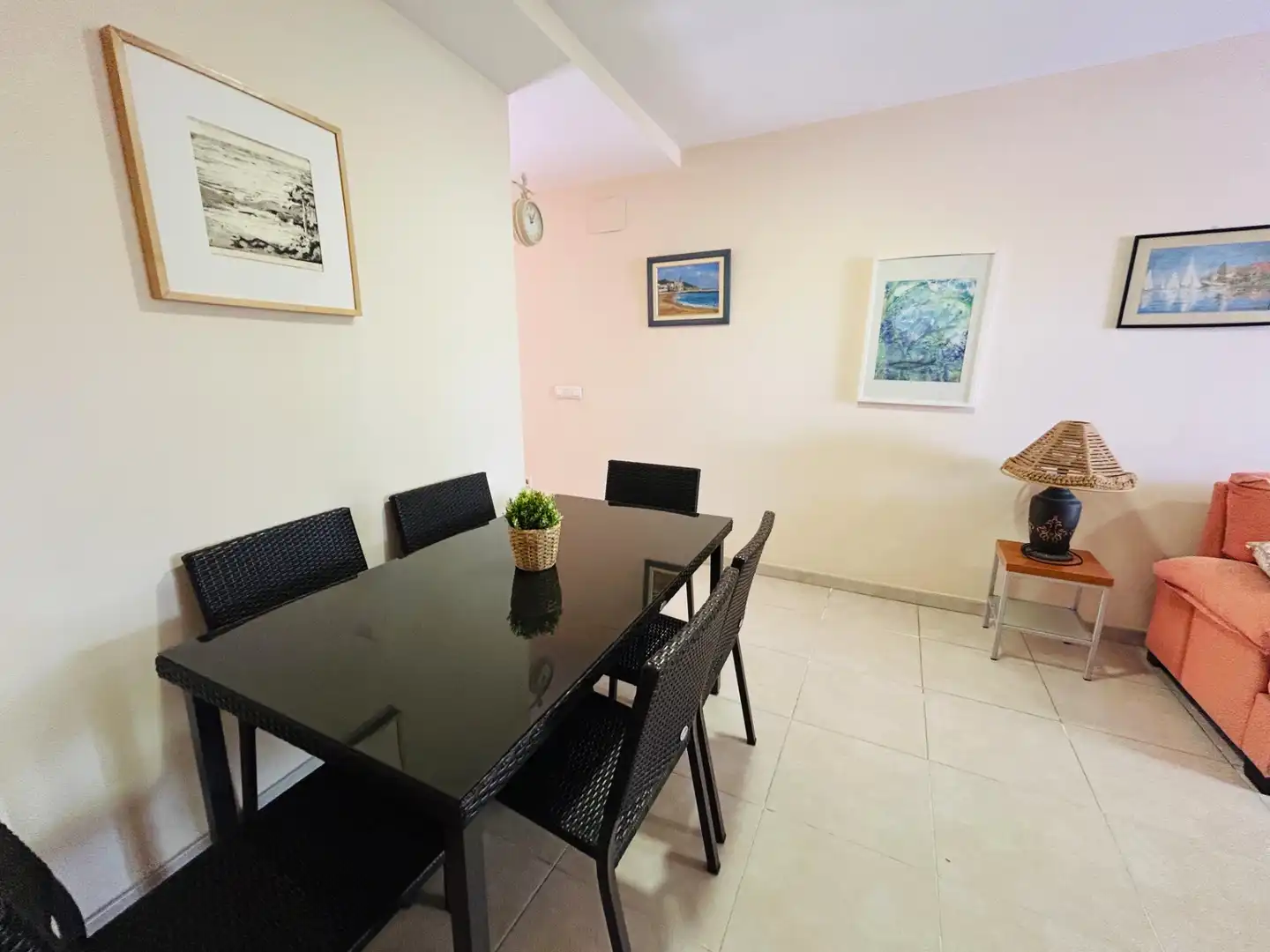 Comedor de Apartamento en venta en Dénia con Terraza, Amueblado y Horno