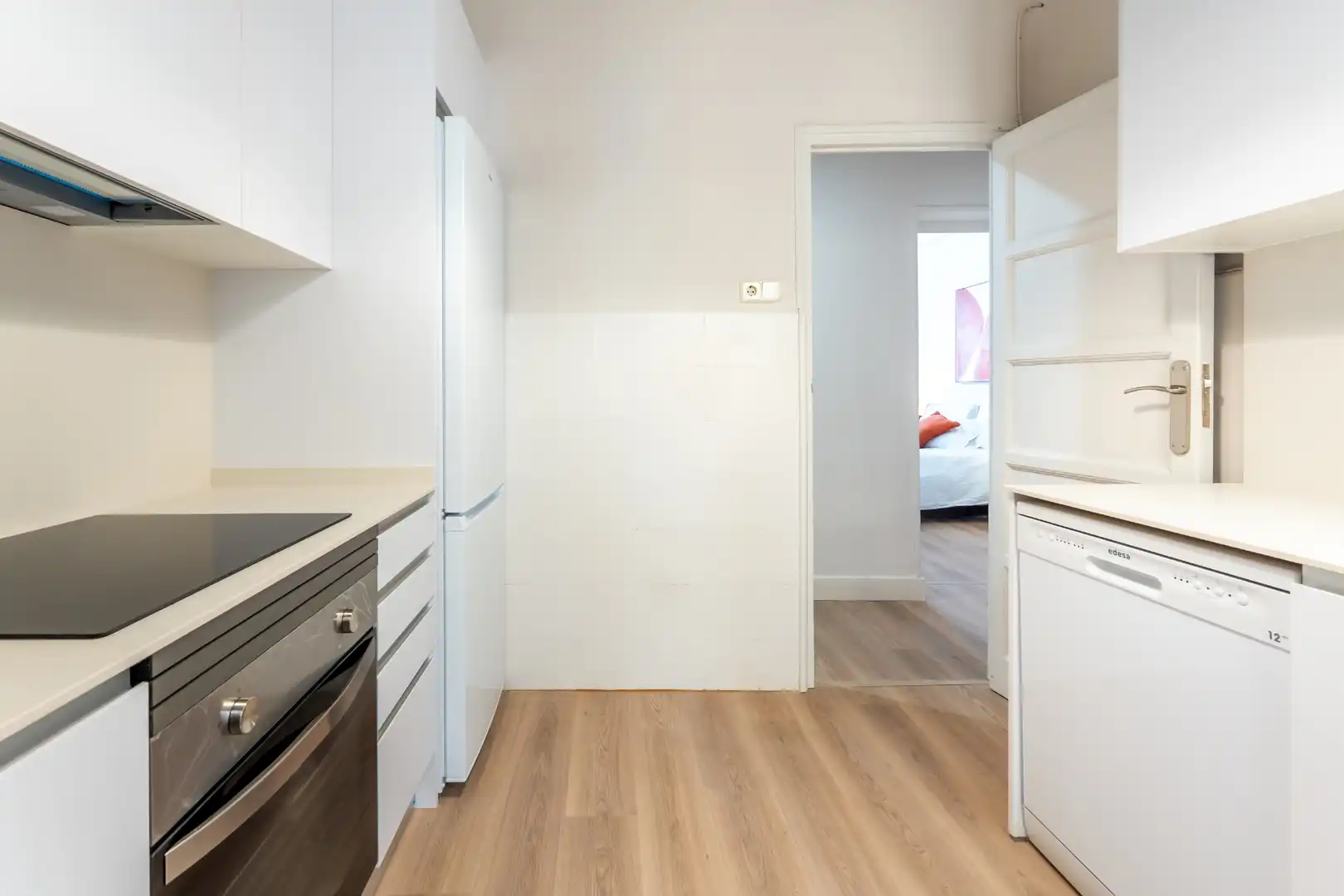 Cuina de Pis de lloguer en Madrid amb Aire condicionat, Calefacció i Parquet