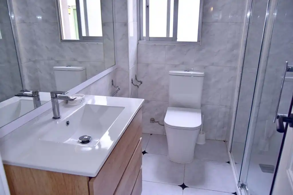 Bathroom of Flat for rent in Málaga  with Furnished