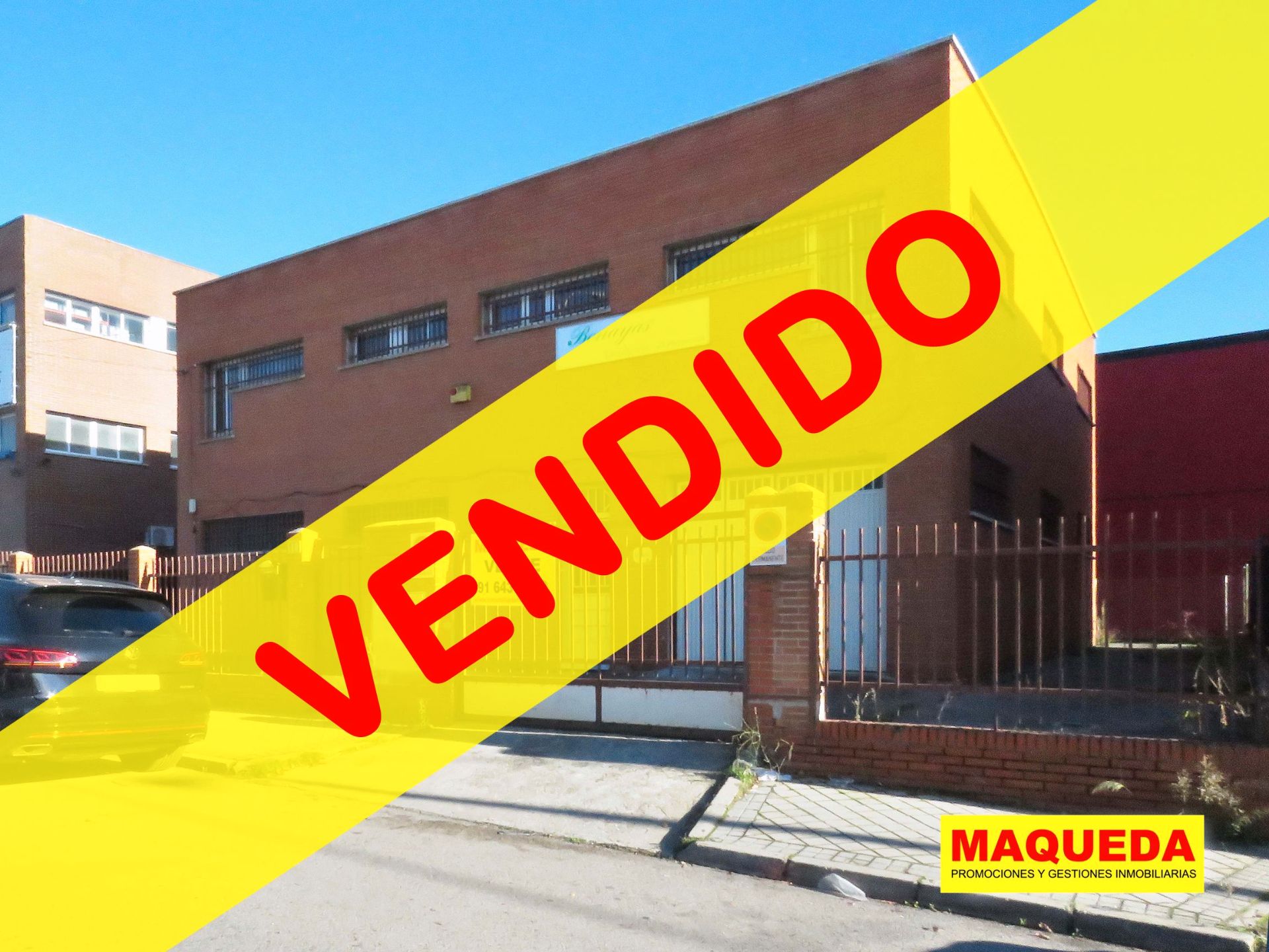 Exterior view of Industrial buildings for sale in Leganés  with Heating and Alarm