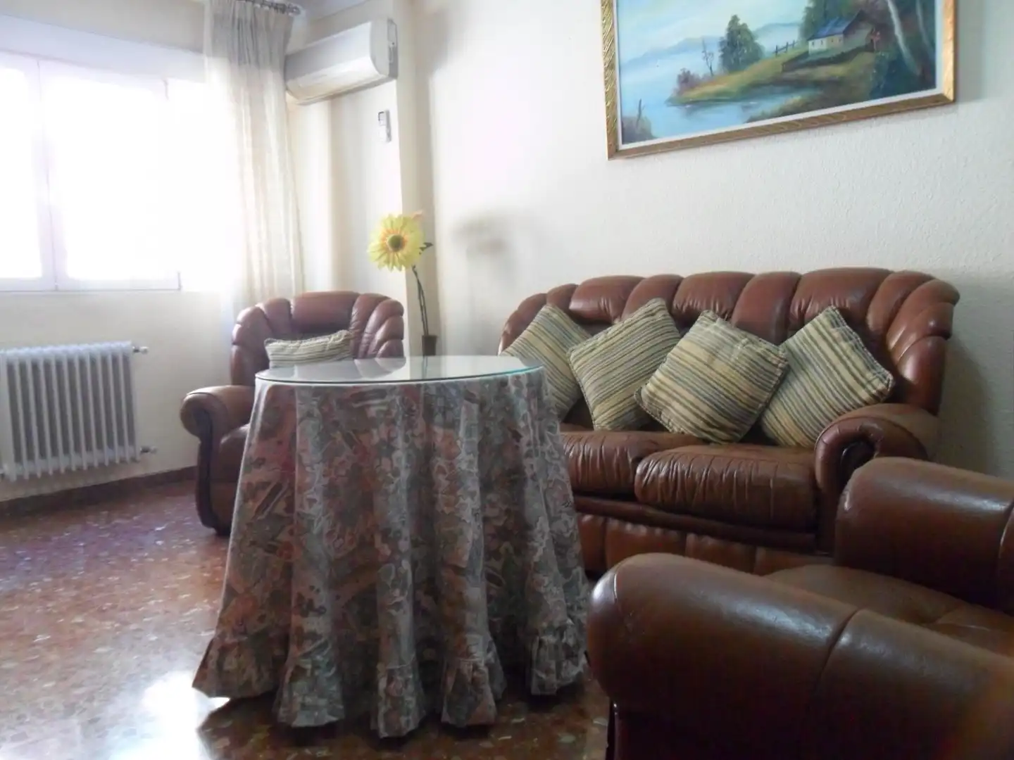 Sala de estar de Piso de alquiler en Granada con Aire acondicionado, Calefacción y Terraza