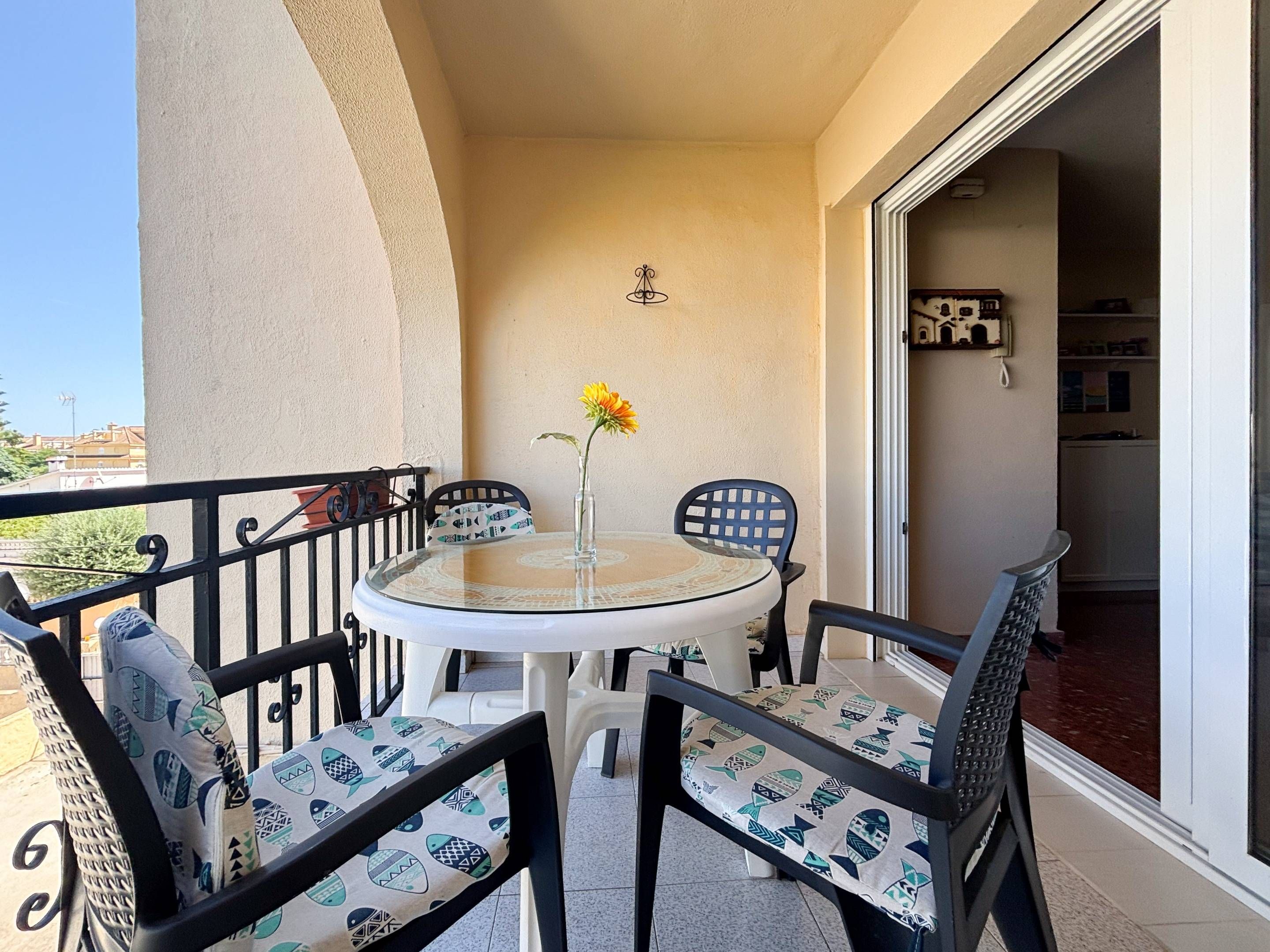 Balcony of Flat for sale in Dénia  with Air Conditioner, Private garden and Terrace