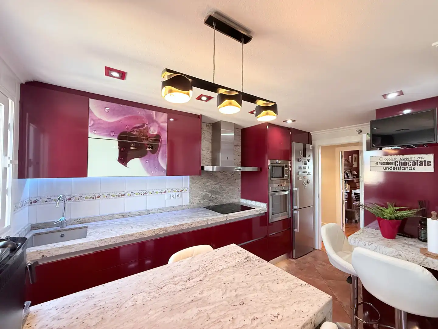 Küche von Wohnung zum Verkauf in El Campello mit Klimaanlage, Heizung und Parkett