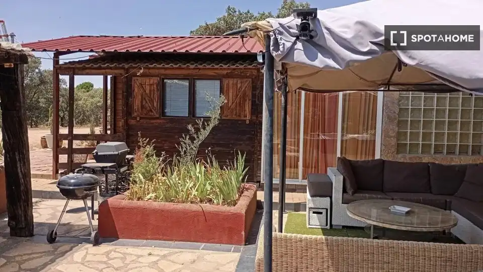 Terrace of Flat for rent in Madrid  with Air Conditioner, Heating and Furnished