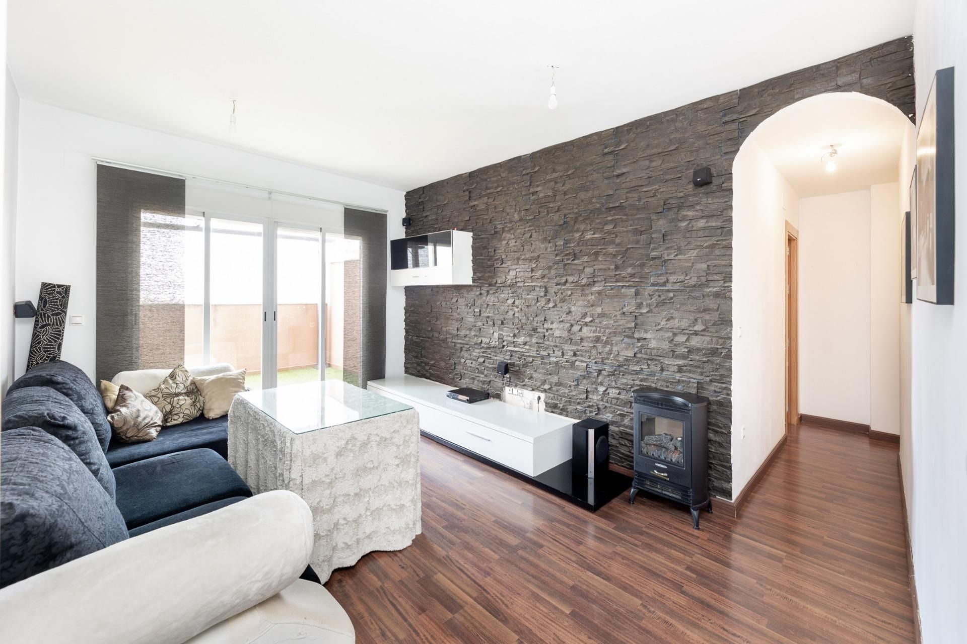 Living room of Flat for sale in Monachil  with Heating and Terrace