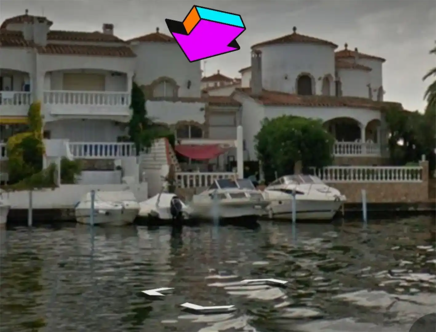 Maisonette zur Miete in Empuriabrava mit Klimaanlage und Balkon