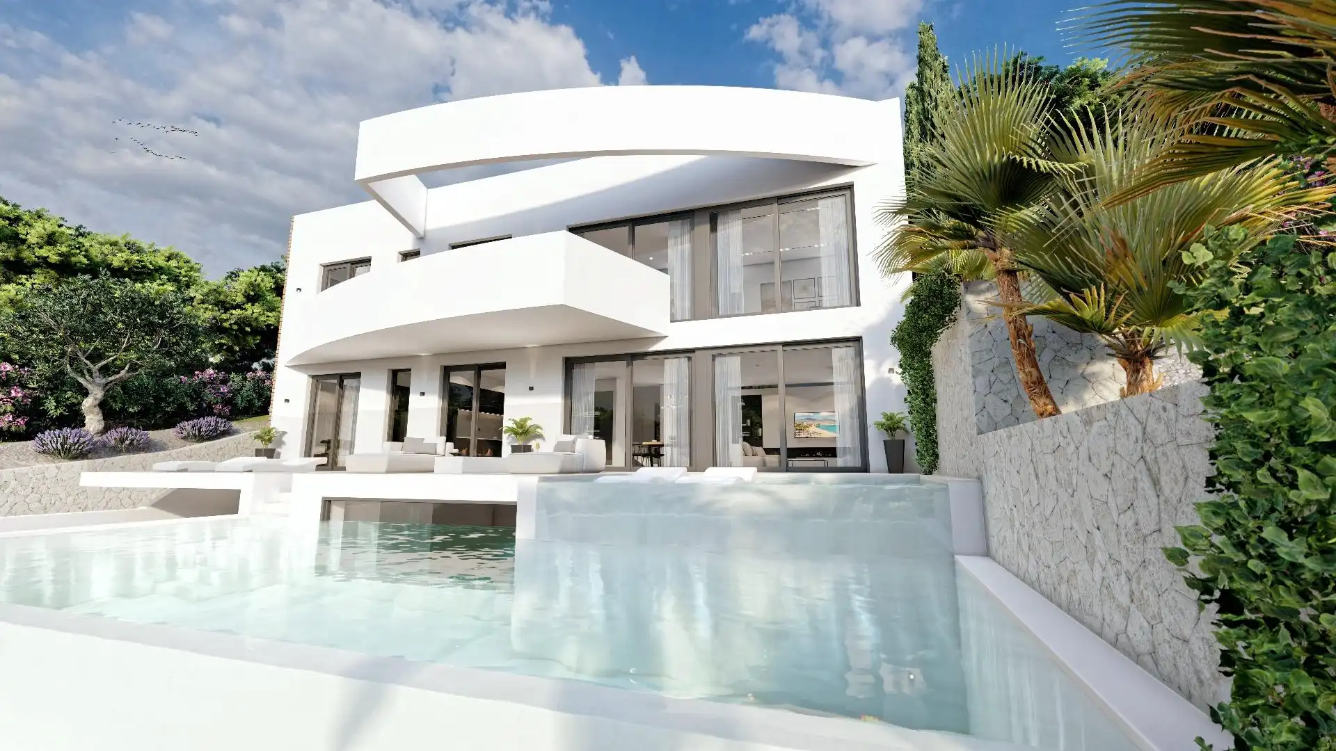 Vista exterior de Casa o chalet en venta en Altea con Aire acondicionado, Calefacción y Jardín privado
