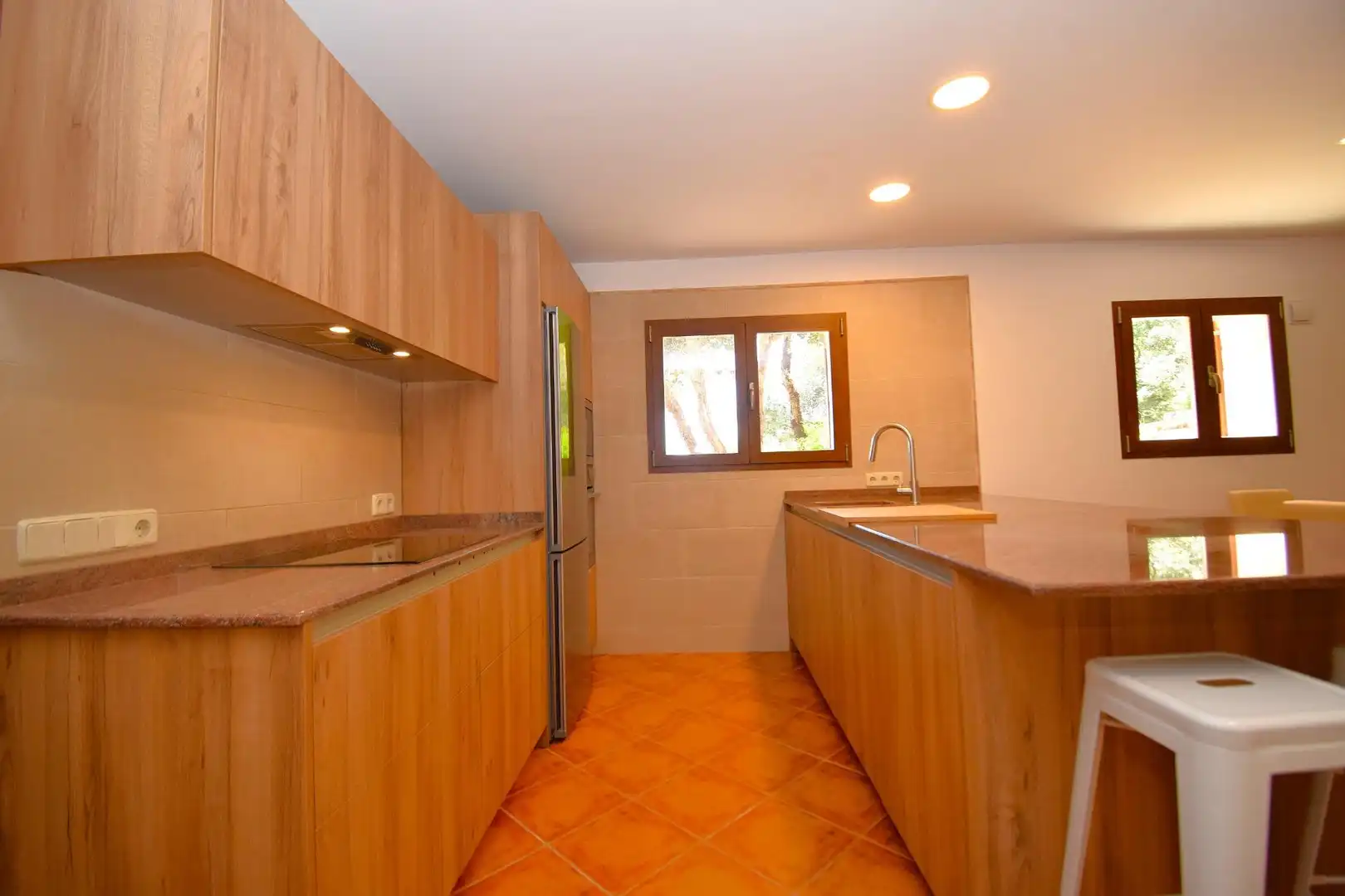 Kitchen of Country homes for rent in Sineu  with Air Conditioner, Private garden and Terrace