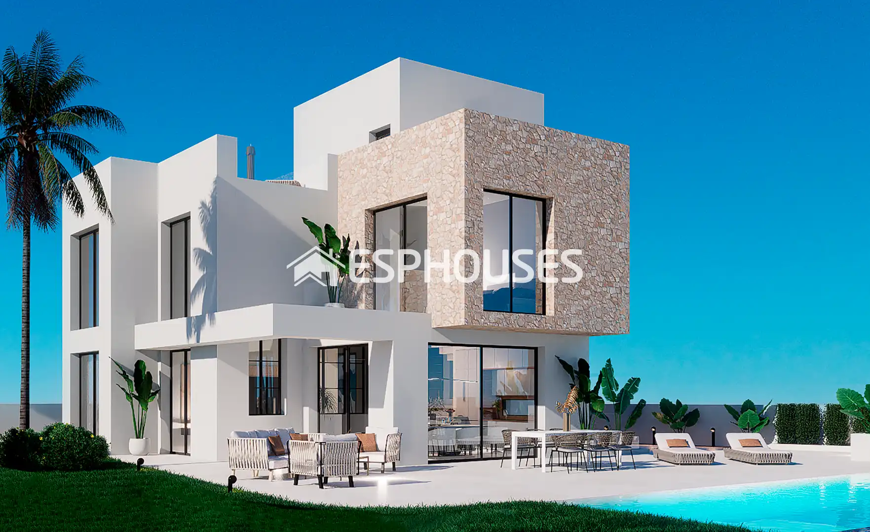 Villa con piscina in vendita a Golf Bahía, imagen 3