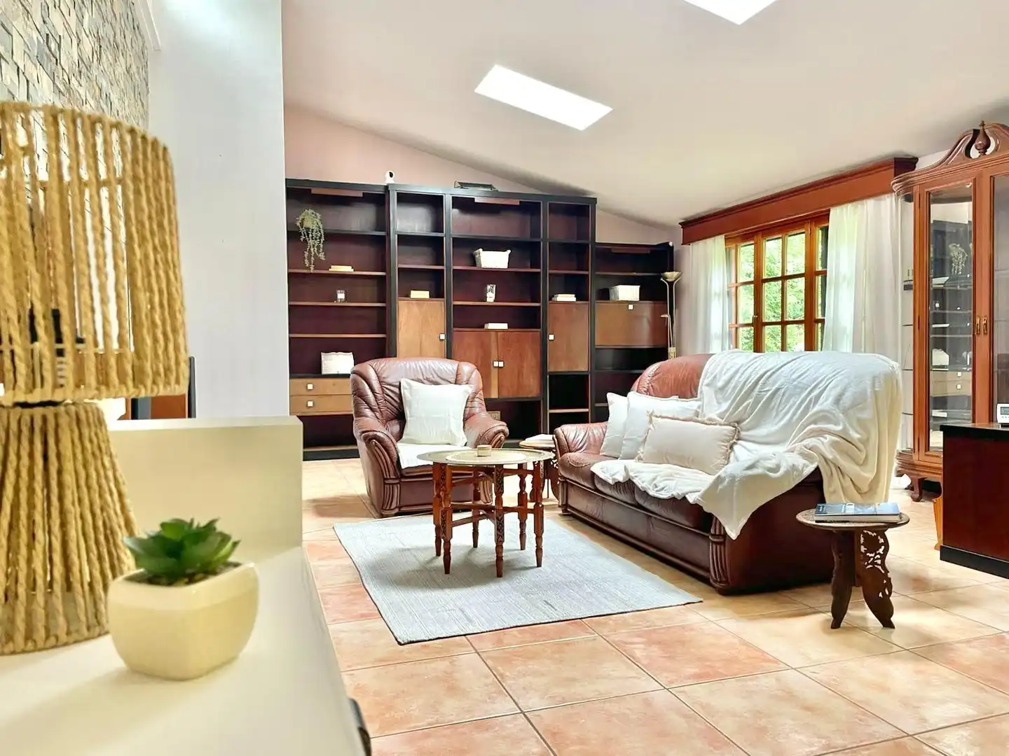 Living room of Houses for sale in Sant Celoni  with Air Conditioner, Heating and Private garden