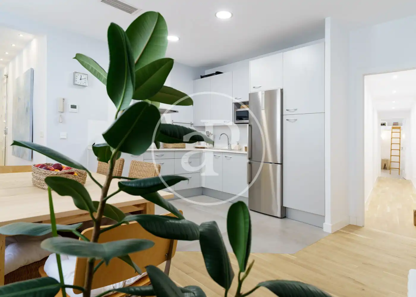 Kitchen of Flat for rent in Madrid  with Air Conditioner, Heating and Furnished
