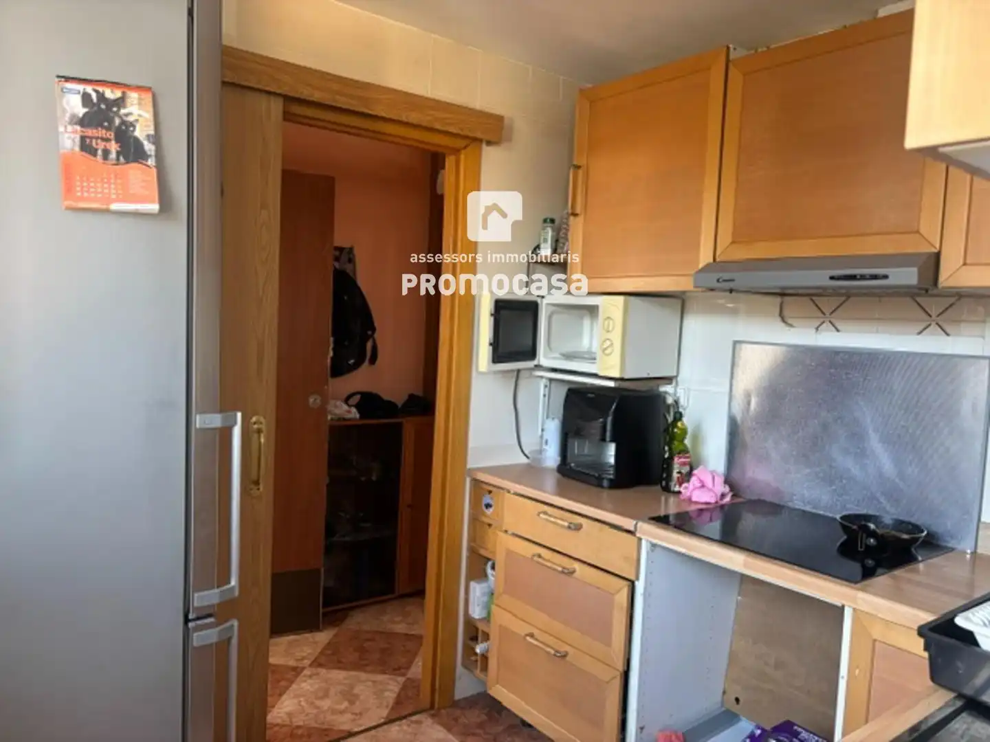 Cuina de Pis en venda en Badia del Vallès amb Calefacció, Terrassa i Balcó