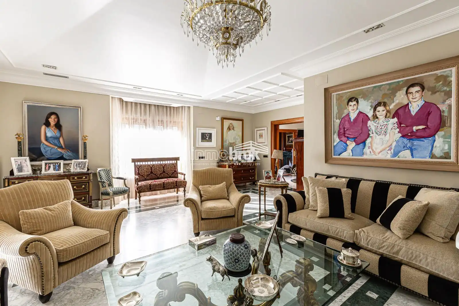 Sala de estar de Casa o chalet en venta en Madrid con Aire acondicionado, Calefacción y Terraza