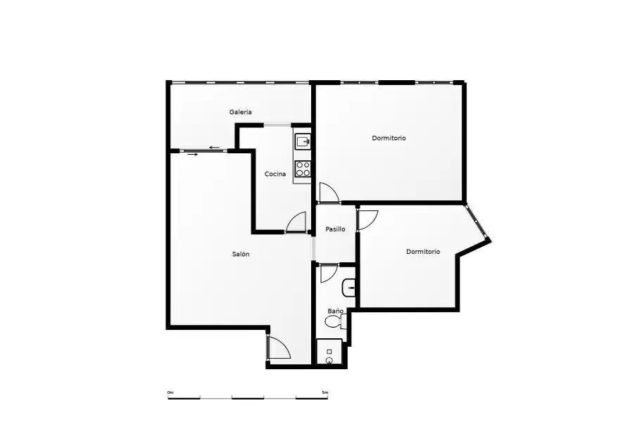 Piso en venta en Madrid con Calefacción y Parquet