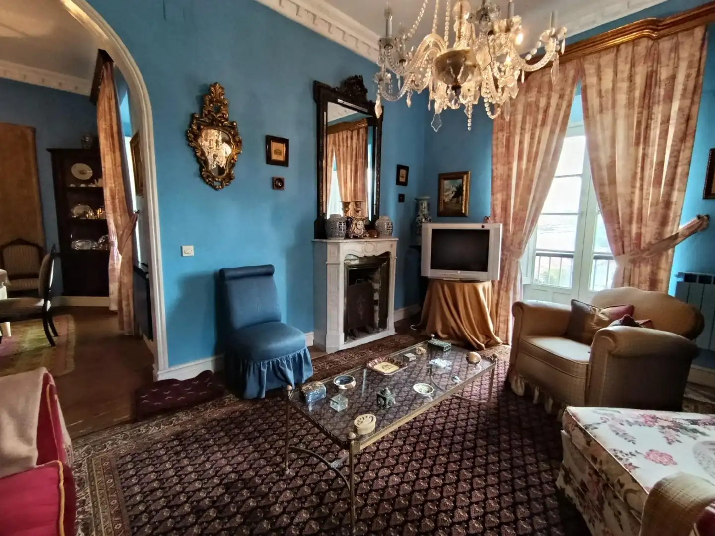 Living room of Flat for sale in Castrillón  with Heating