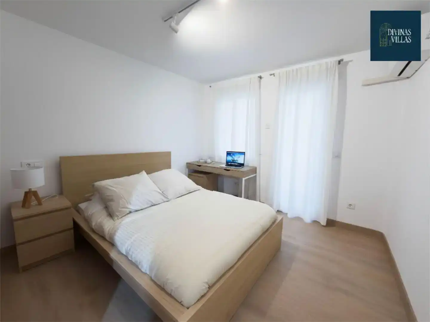 Schlafzimmer von Wohnung zur Miete in  Murcia Capital mit Klimaanlage und Balkon