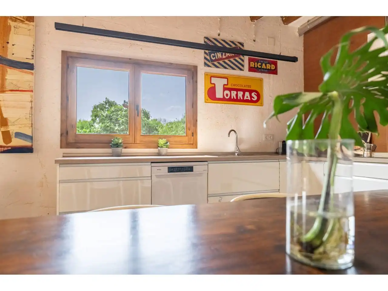Cocina de Finca rústica en venta en Reus con Jardín privado, Terraza y Piscina