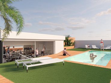 Apartamento con piscina en venta en Lo Pagán