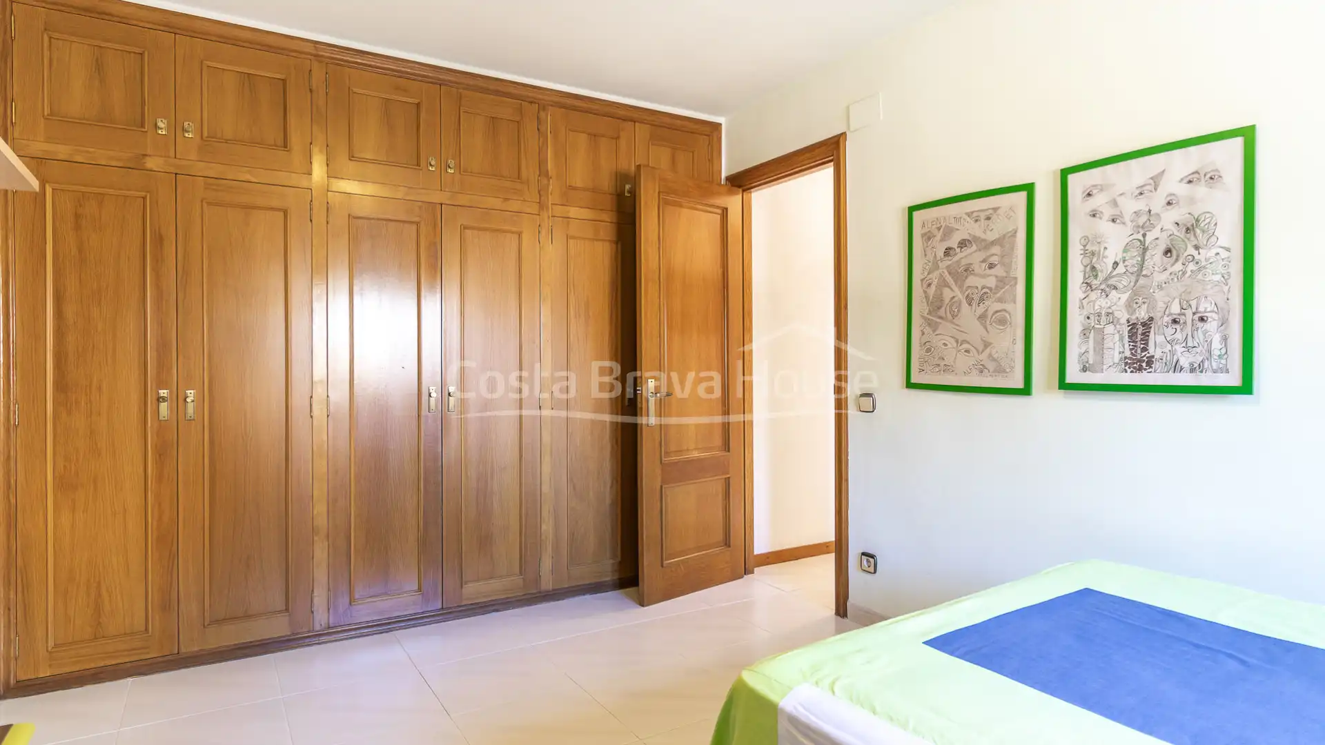 Dormitori de Casa adosada en venda en Palafrugell amb Calefacció, Jardí privat i Parquet