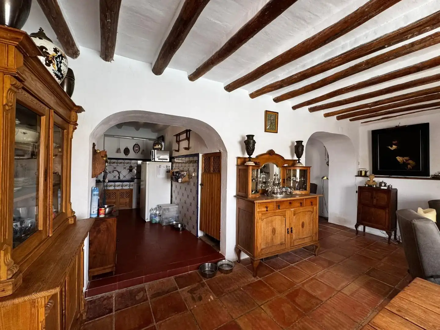 Kitchen of Houses for sale in Fuente-Tójar  with Air Conditioner, Heating and Private garden