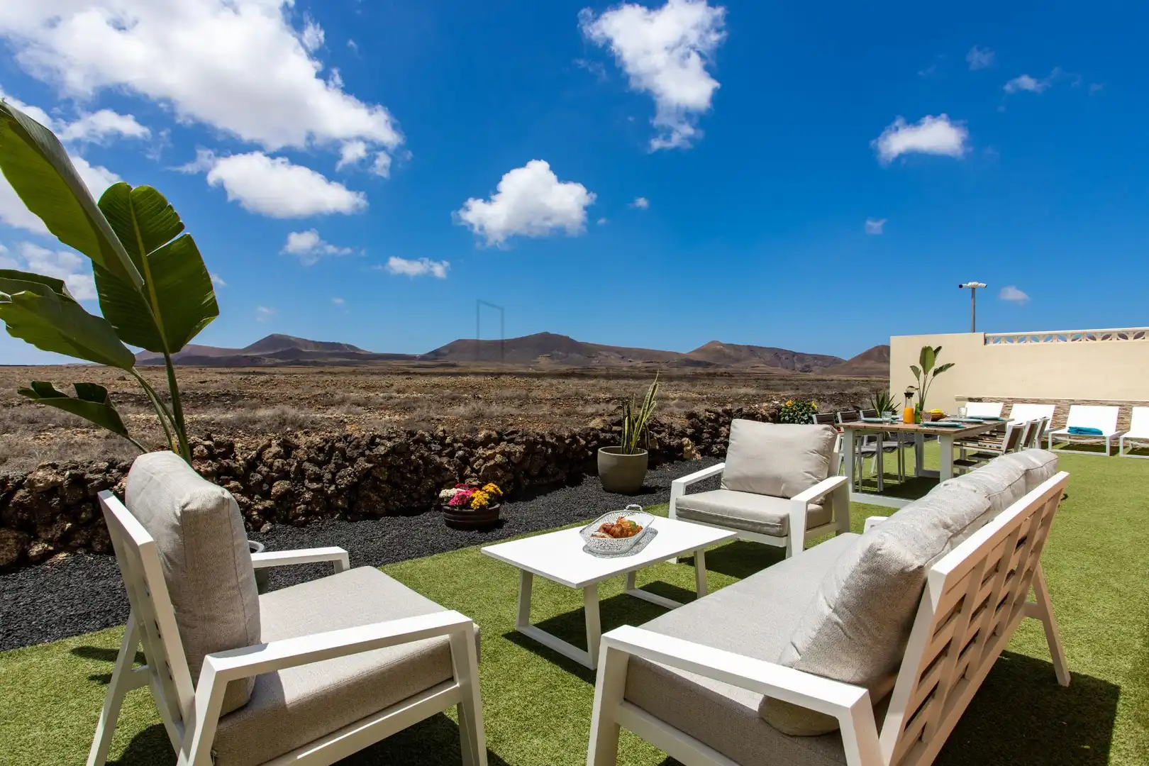 Terraza de Casa o chalet en venta en La Oliva con Jardín privado, Terraza y Amueblado