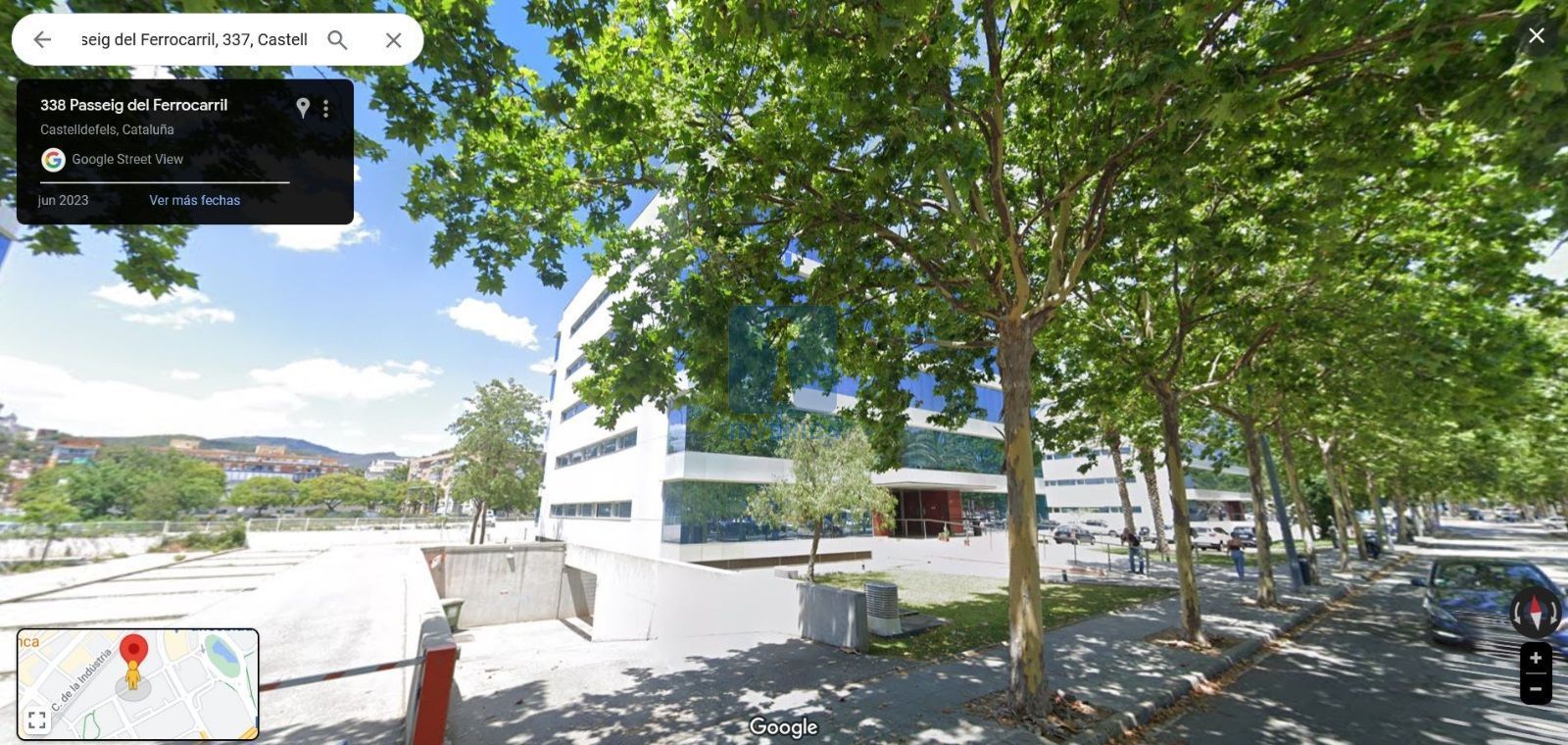 Vista exterior de Garatge en venda en Castelldefels
