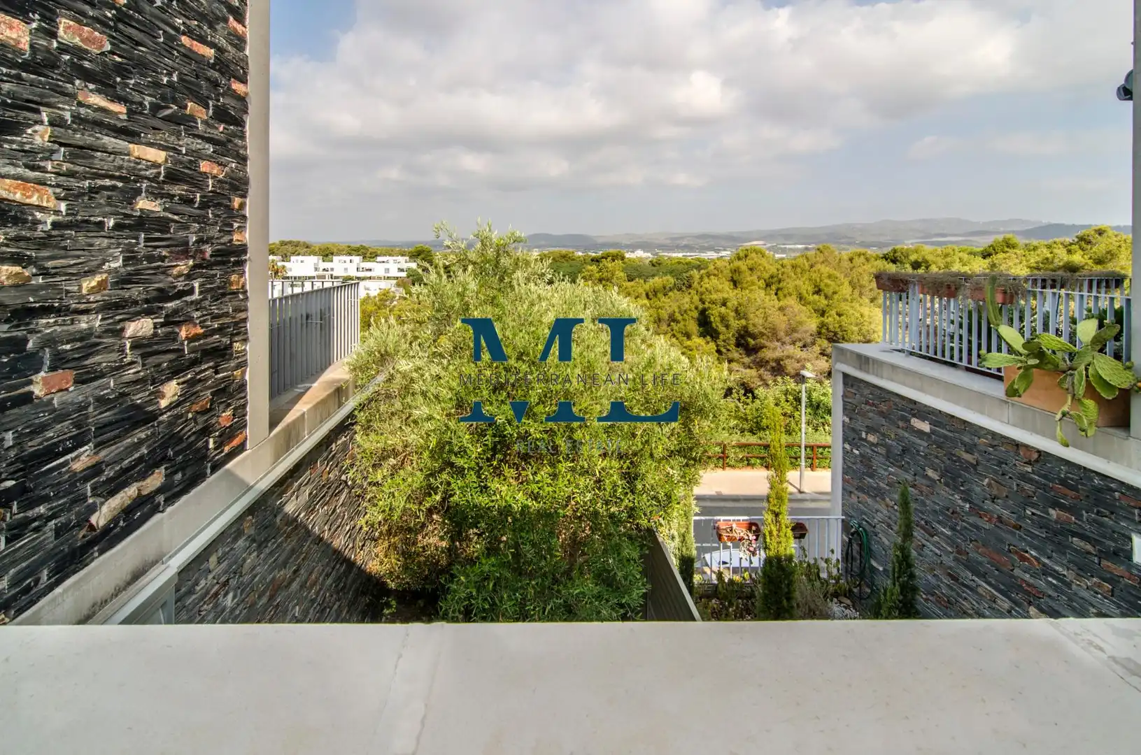 Terraza de Dúplex en venta en Sant Pere de Ribes con Calefacción, Jardín privado y Piscina