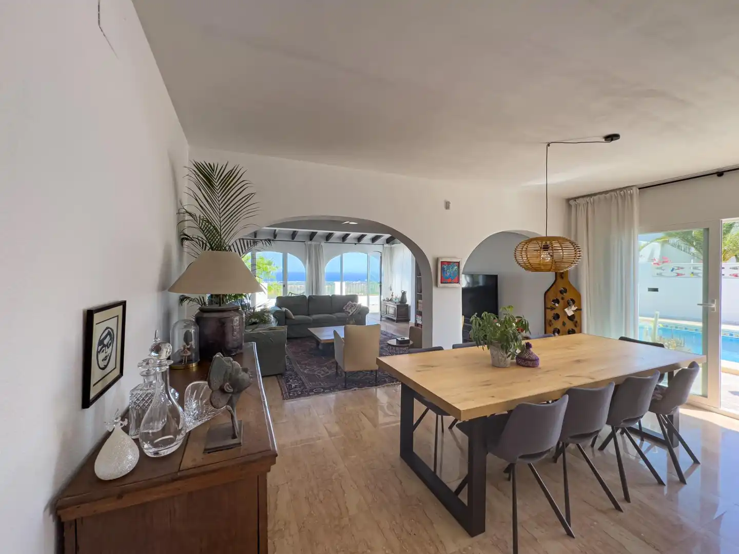 Comedor de Casa o chalet en venta en La Nucia con Aire acondicionado, Calefacción y Jardín privado