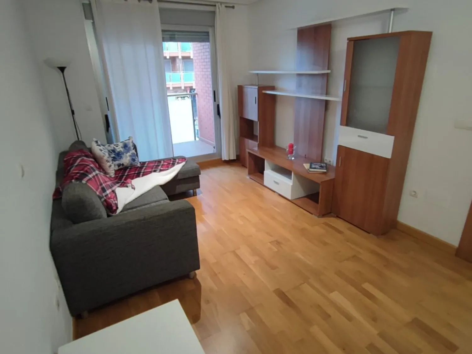 Sala de estar de Piso de alquiler en  Murcia Capital con Aire acondicionado, Calefacción y Amueblado