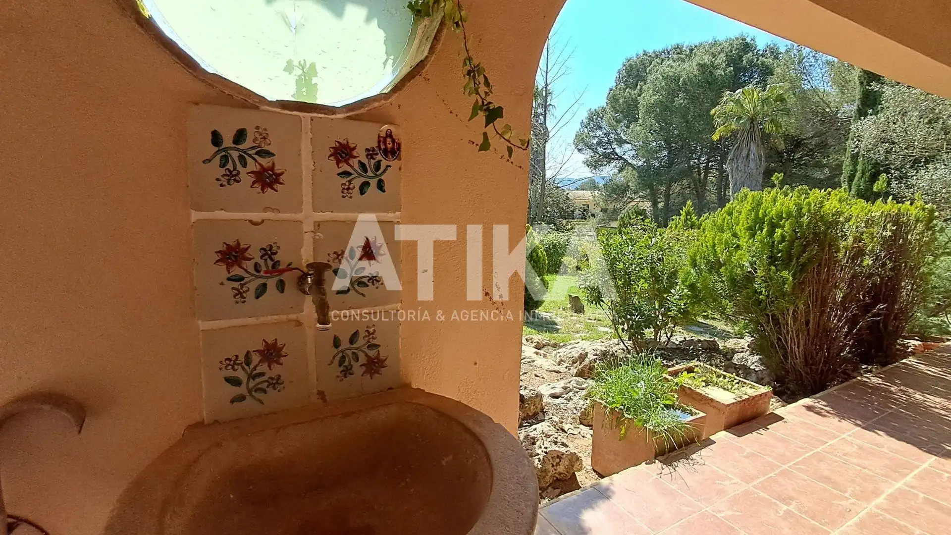 Garden of Houses for rent in Ontinyent  with Heating, Private garden and Furnished