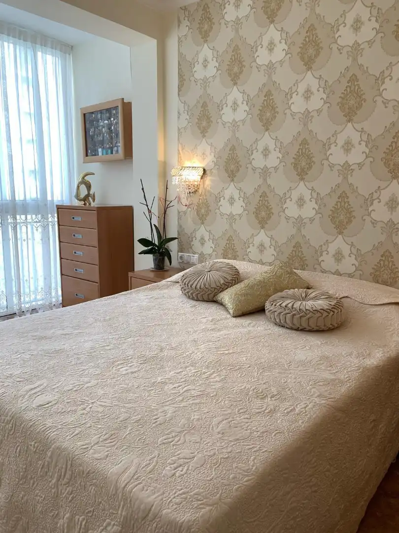 Bedroom of Flat for sale in Calpe / Calp  with Air Conditioner, Furnished and Balcony