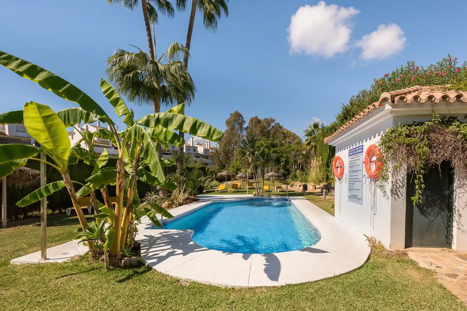 Jardín de Apartamento en venta en Mijas con Aire acondicionado, Terraza y Trastero