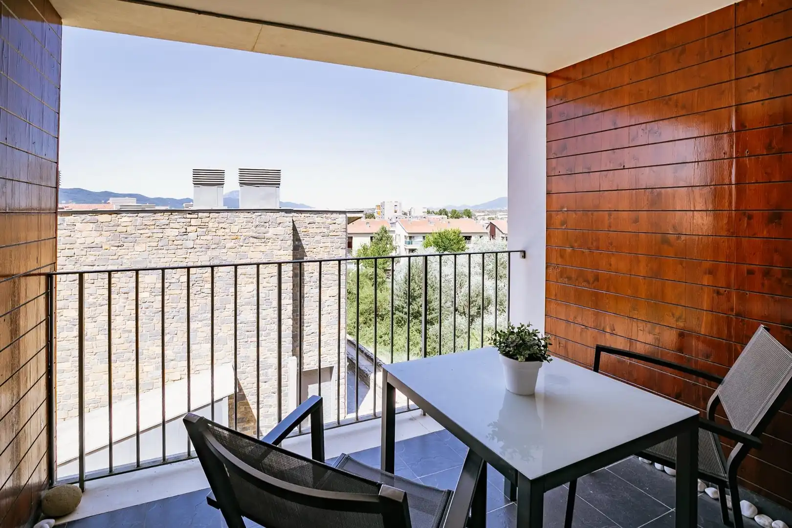 Terraza de Piso en venta en Sabiñánigo con Calefacción, Jardín privado y Terraza