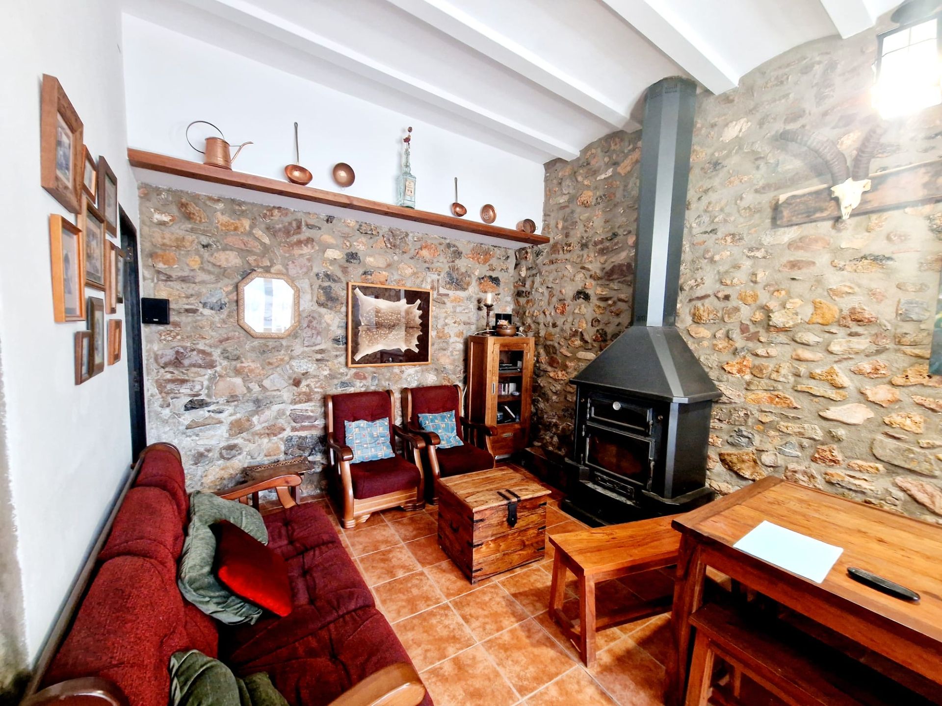Sala d'estar de Casa o xalet en venda en Alcudia de Veo amb Aire condicionat, Traster i Moblat