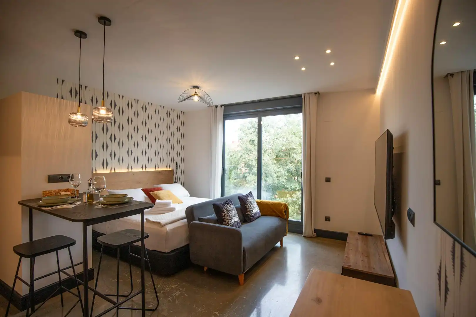 Habitación de Piso de alquiler en Madrid con Aire acondicionado, Amueblado y TV