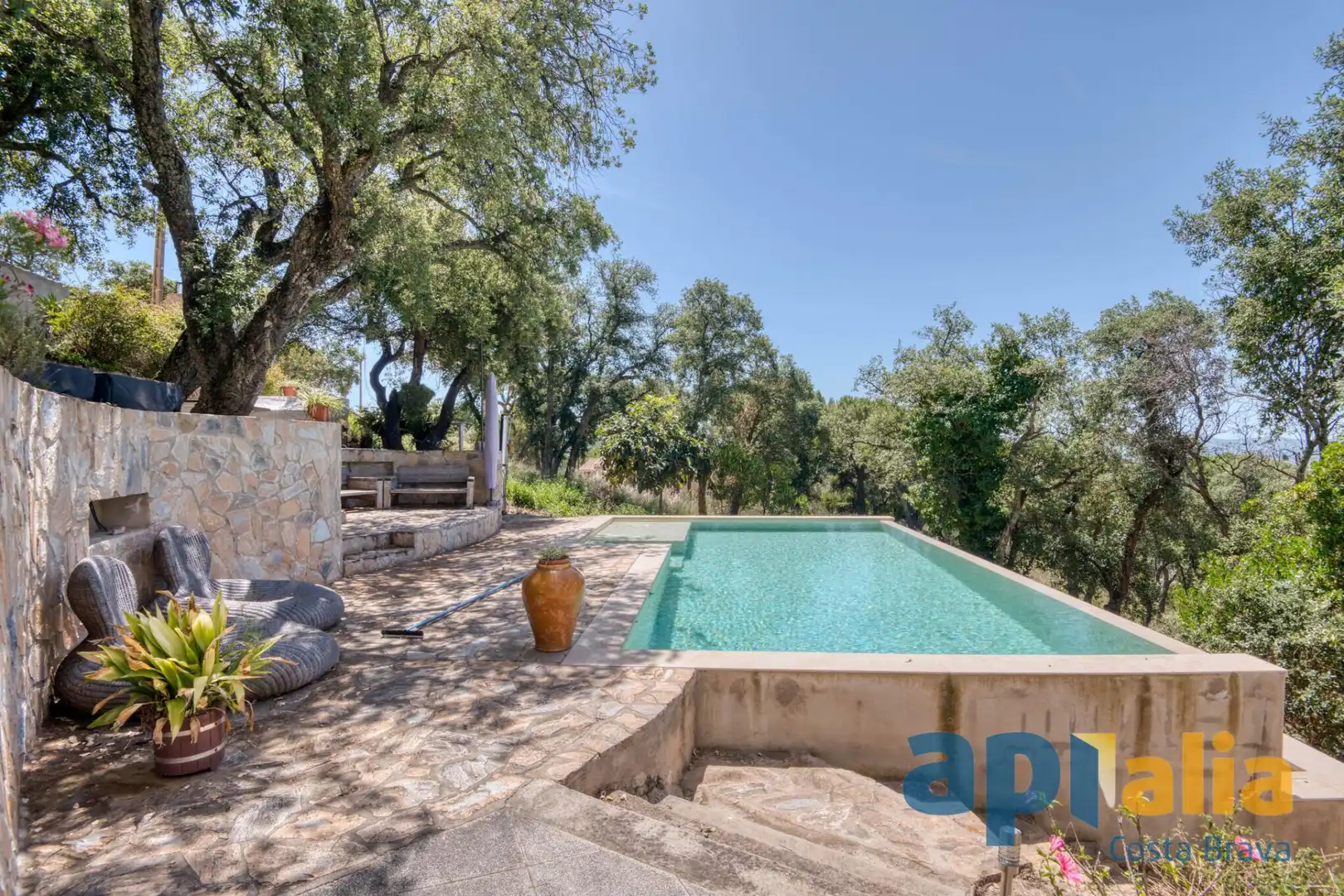 Swimming pool of Houses for sale in Santa Cristina d'Aro  with Terrace and Swimming Pool