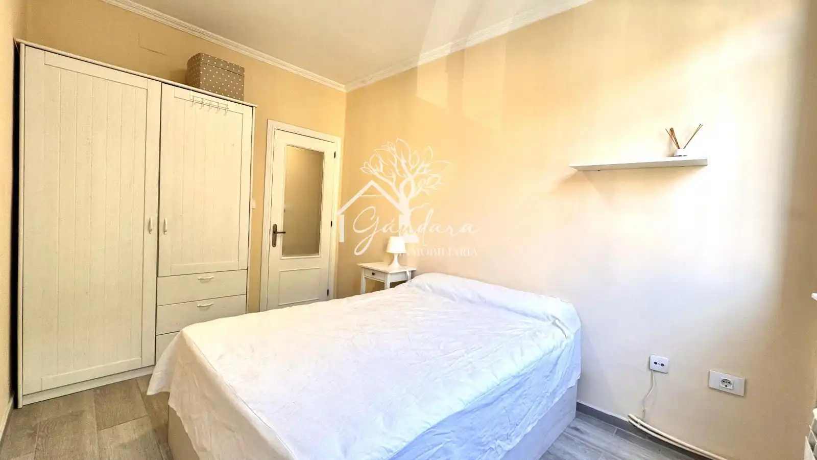 Bedroom of Flat for rent in Ferrol  with Heating, Furnished and Washing machine