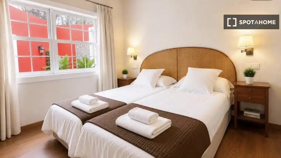 Bedroom of Flat for share in Las Palmas de Gran Canaria  with Air Conditioner, Terrace and Furnished
