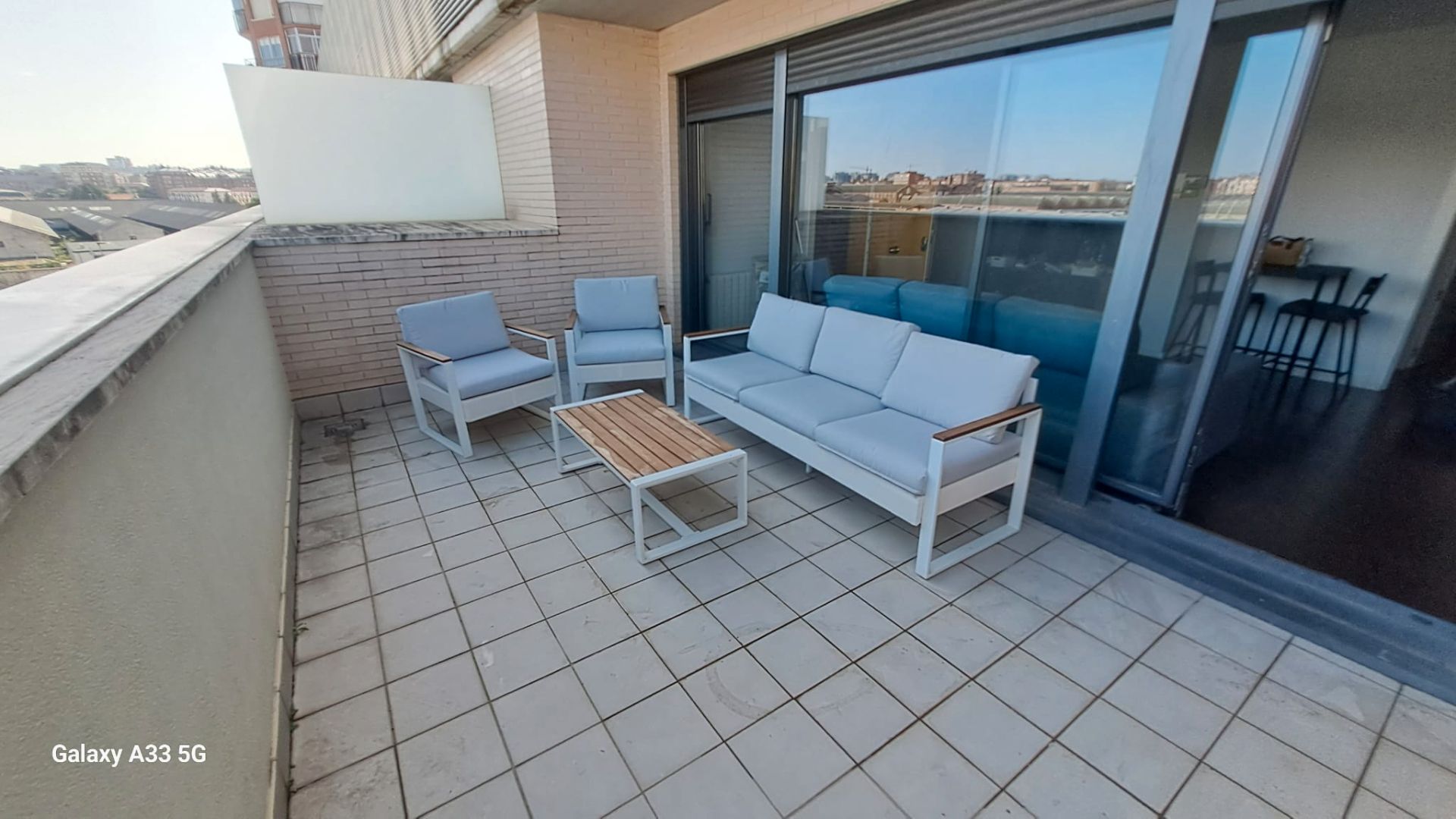 Terraza de Ático en venta en Valladolid Capital con Aire acondicionado, Calefacción y Parquet