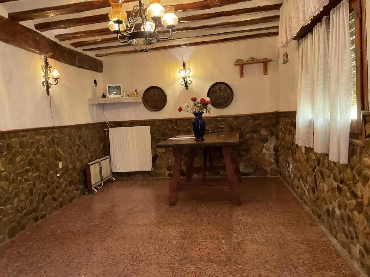 Dining room of Houses for sale in Cirueña  with Heating, Private garden and Furnished