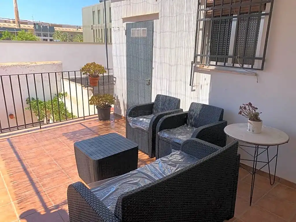 Terraza de Apartamento en venta en Alfara del Patriarca con Amueblado y Balcón