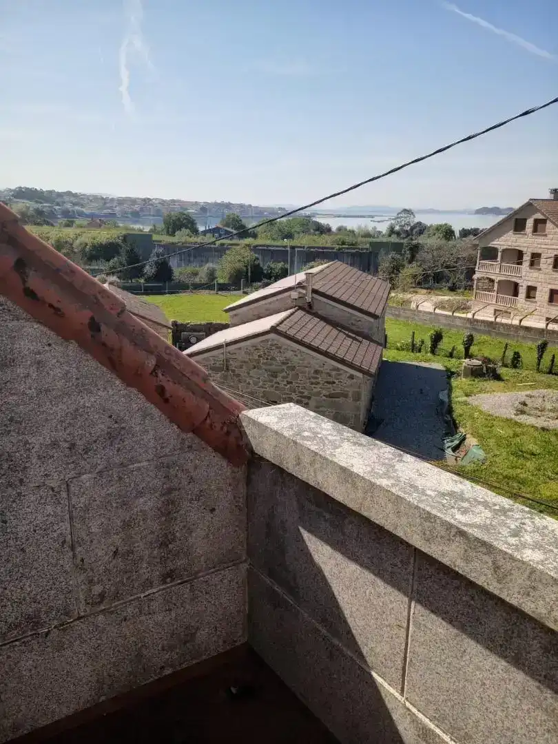 Terrassa de Dúplex de lloguer en Rianxo amb Moblat, Forn i Rentadora