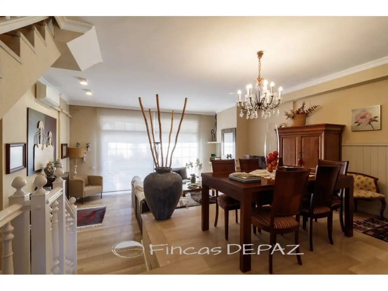 Dining room of Detached homes for sale in Castelldefels  with Air Conditioner, Heating and Terrace
