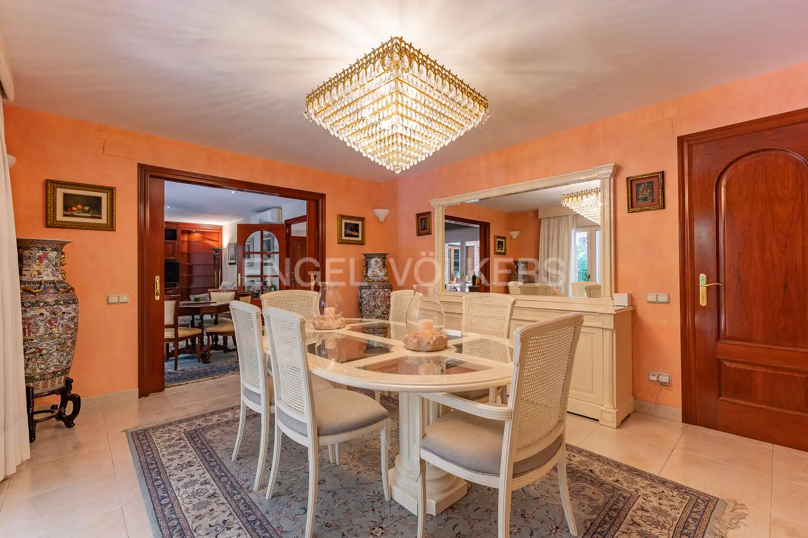 Comedor de Casa o chalet de alquiler en Sant Cugat del Vallès con Calefacción, Jardín privado y Piscina