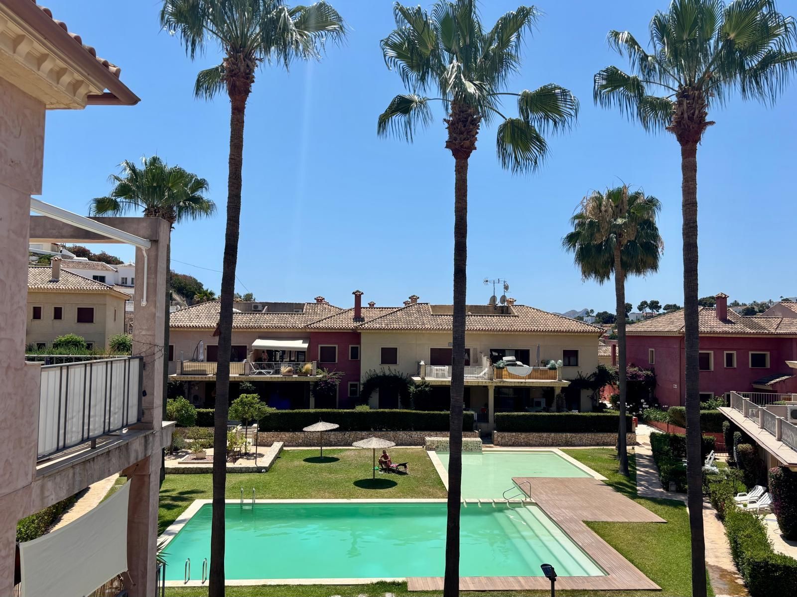 Außenansicht von Wohnungen zum verkauf in Benissa mit Klimaanlage, Heizung und Terrasse