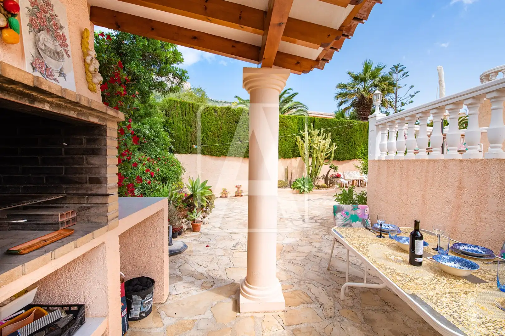Terrassa de Casa o xalet en venda en Calpe / Calp amb Aire condicionat, Calefacció i Jardí privat